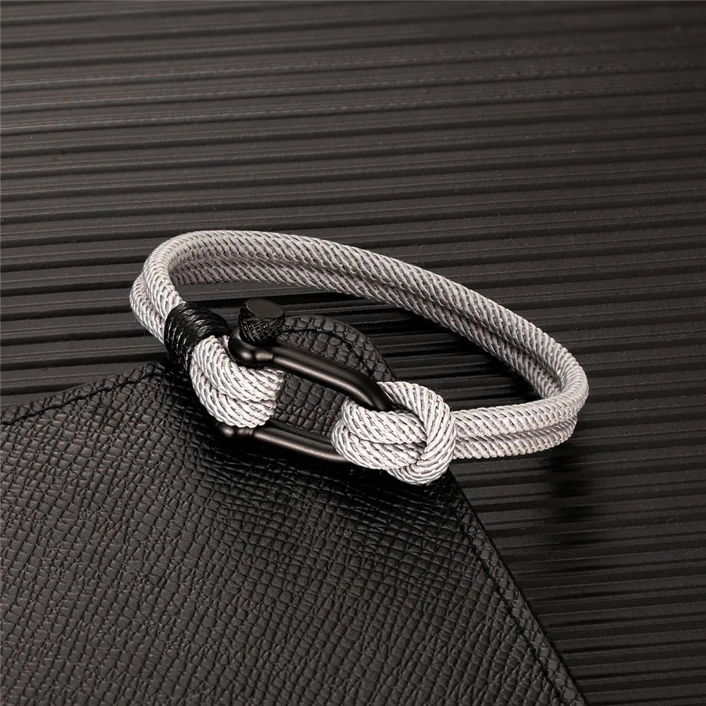 Unisex Outdoor Camping Rescue Emergency Rope Bracelet