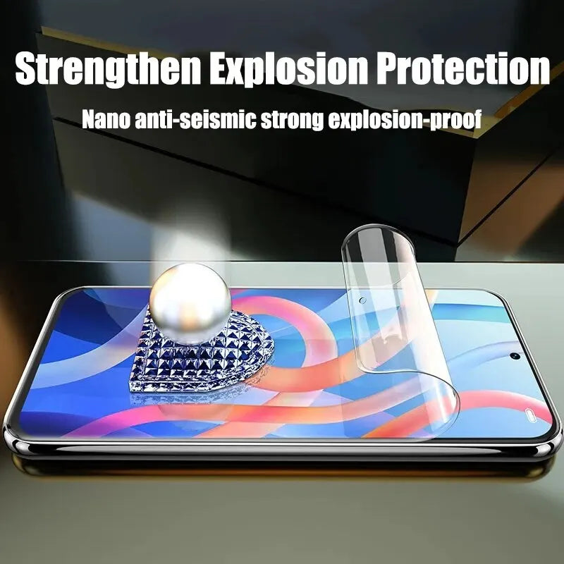 4pcs Full Cover Hydrogel Film For Redmi Screen Protector