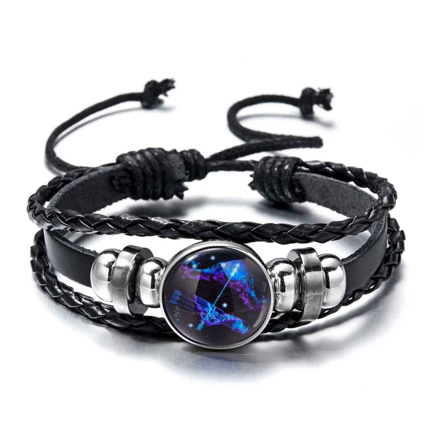 12 Constellation Zodiac Sign Charm Luminous Bracelet