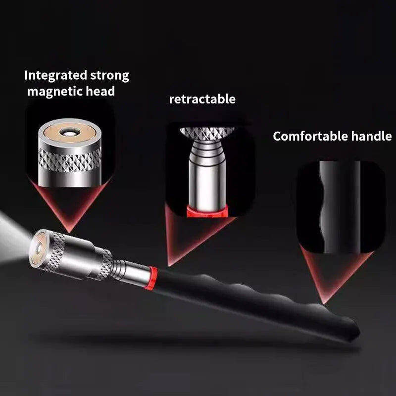 Telescopic Pickup Magnetic Iron Rod Repair And Inspection Tool