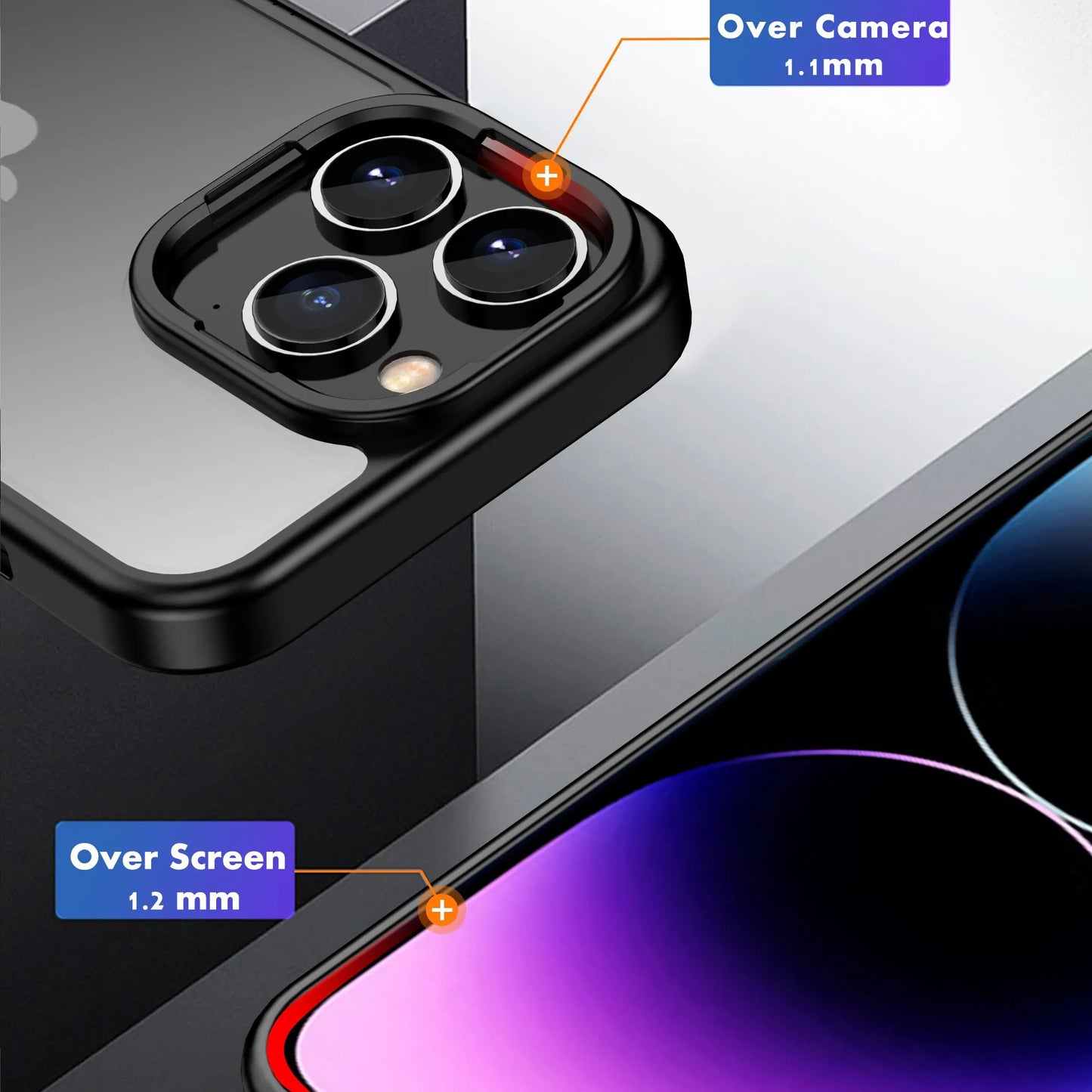 Shockproof Protective Bumper Phone Case For iPhone 14 Pro Plus