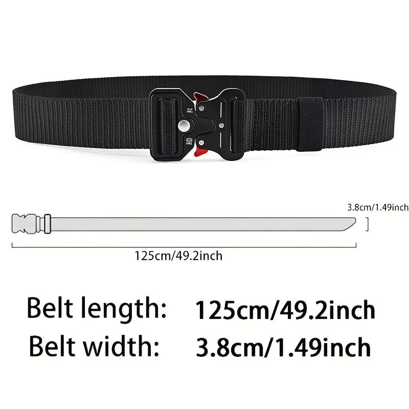 Unisex Belt Army Outdoor Tactical Canvas