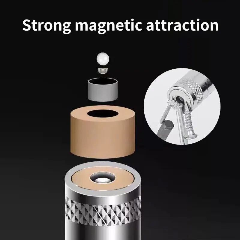 Telescopic Pickup Magnetic Iron Rod Repair And Inspection Tool