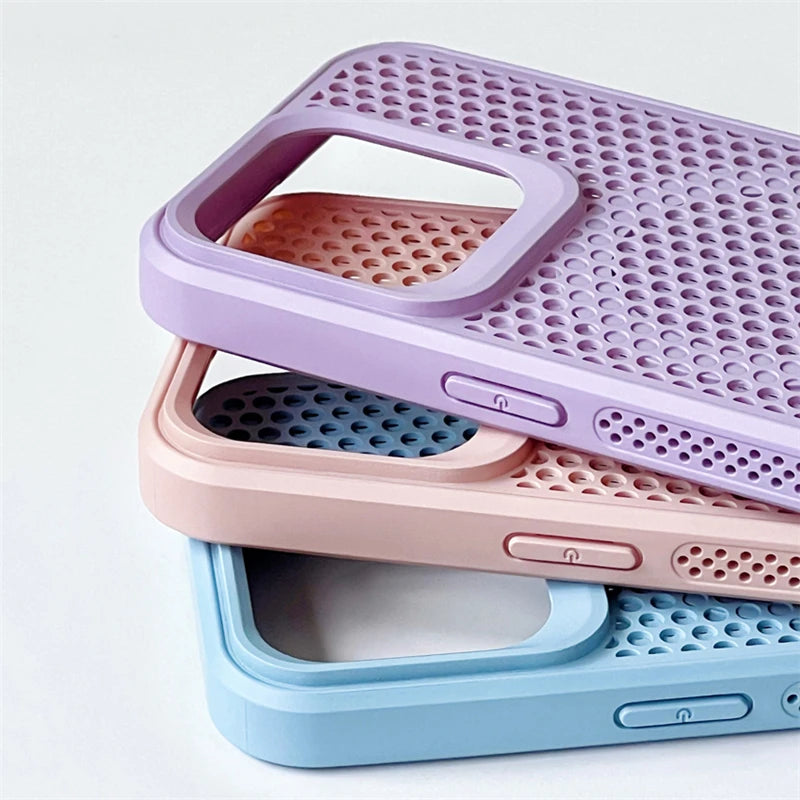 Heat Dissipation Mesh For Magsafe Magnetic Case For iPhone 15 14 13 12