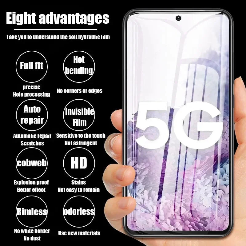 4pcs Hydrogel Film for Samsung Galaxy S20 S22 S21 Ultra Screen Protector