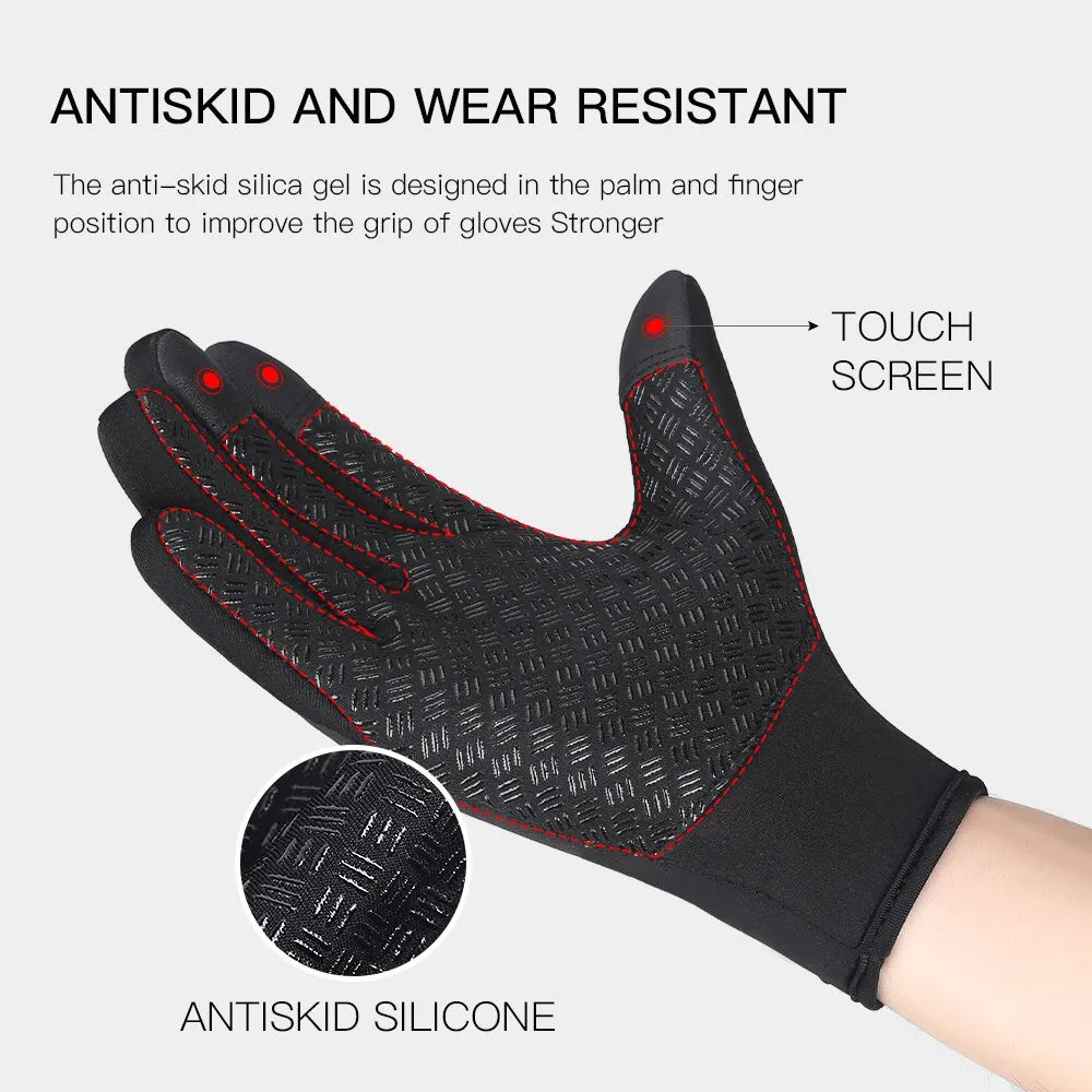 Cycling Gloves Thermal Outdoor Sport Men