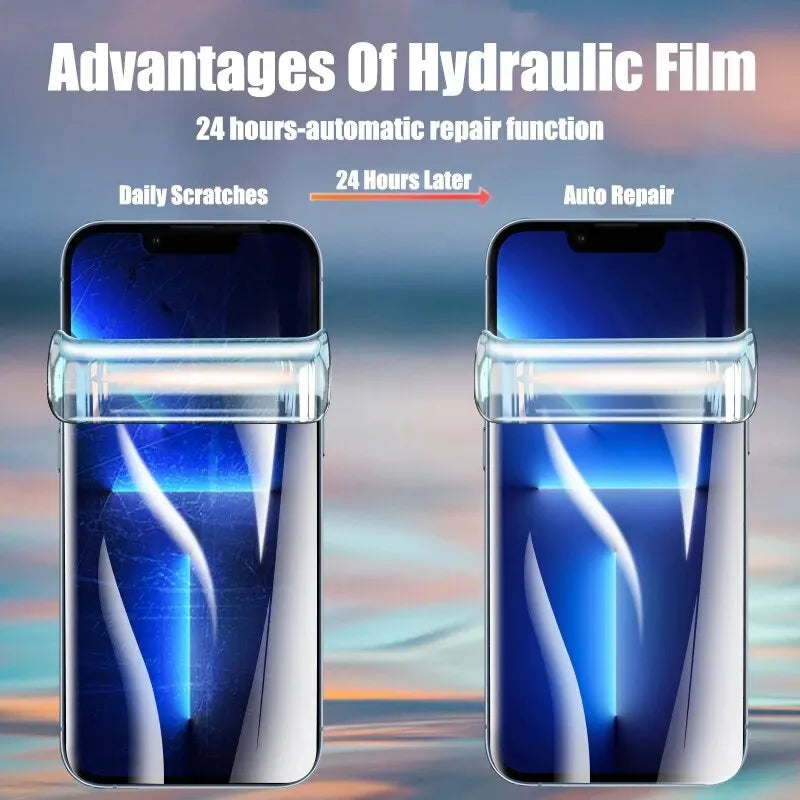 4pcs Full Cover Hydrogel Film Screen Protector For iPhone