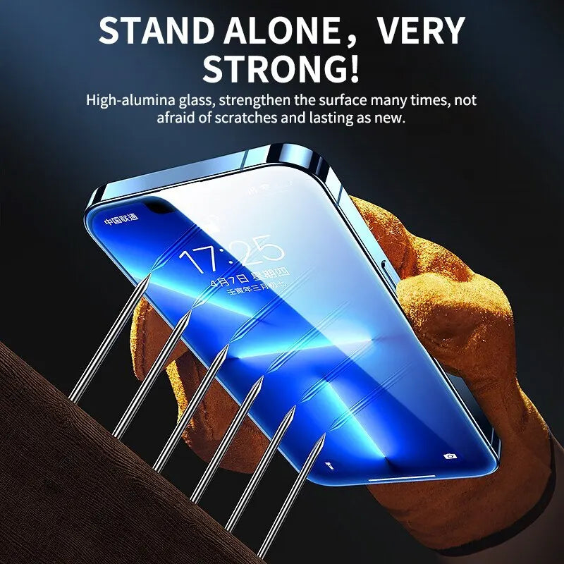 4PCS 9D Screen Protector Tempered Glass For iPhone