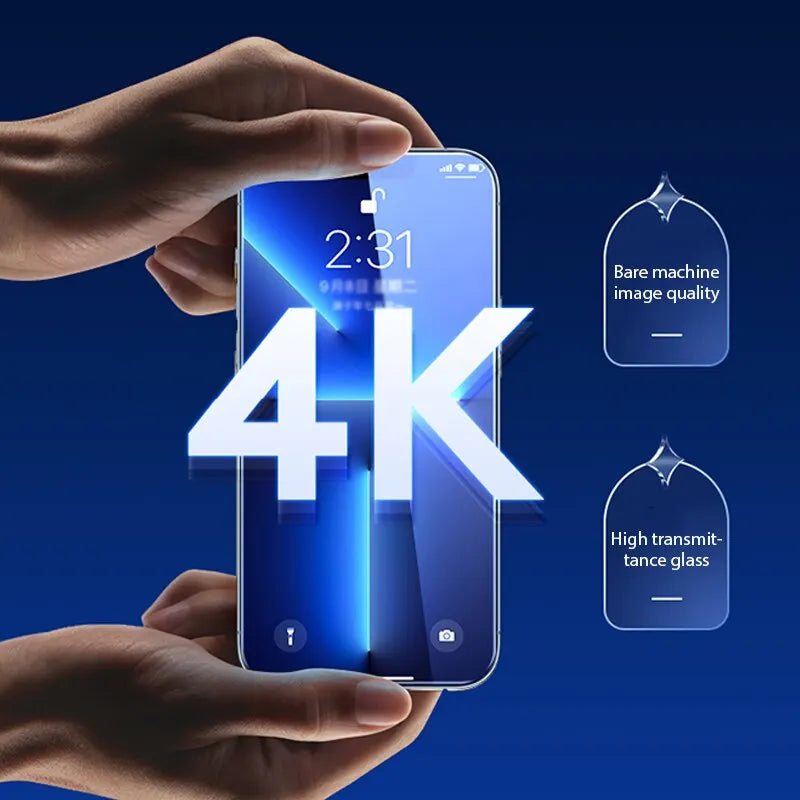 3pcs Tempered Glass for iPhone Screen Protector