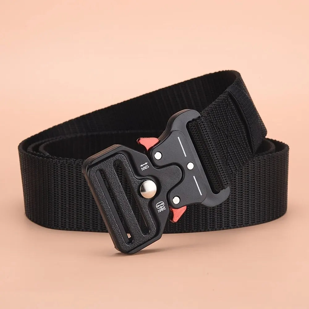Unisex Belt Army Outdoor Tactical Canvas