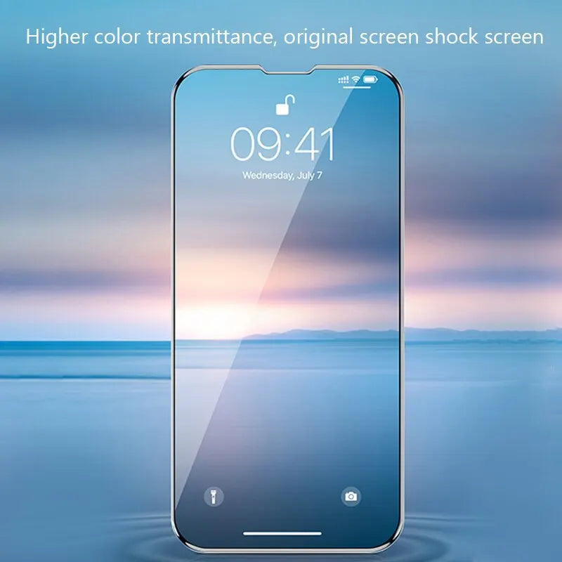 4PCS Full Cover Tempered Glass for iPhone Screen Protector