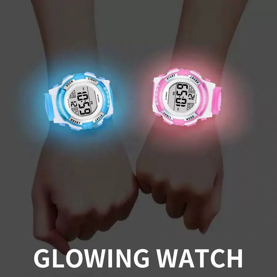 Student Digital Watch Waterproof Sports Multifunction Kids Watch