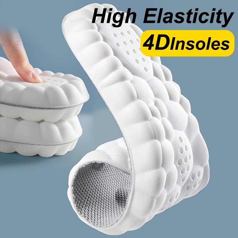 Ultimate Comfort Latex Sport Insoles for Arch Support and Shock Absorption