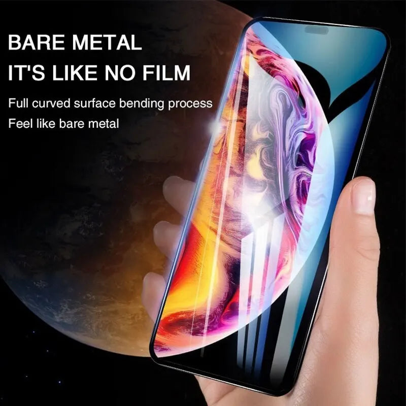 4PCS Full Cover Tempered Glass for iPhone Screen Protector