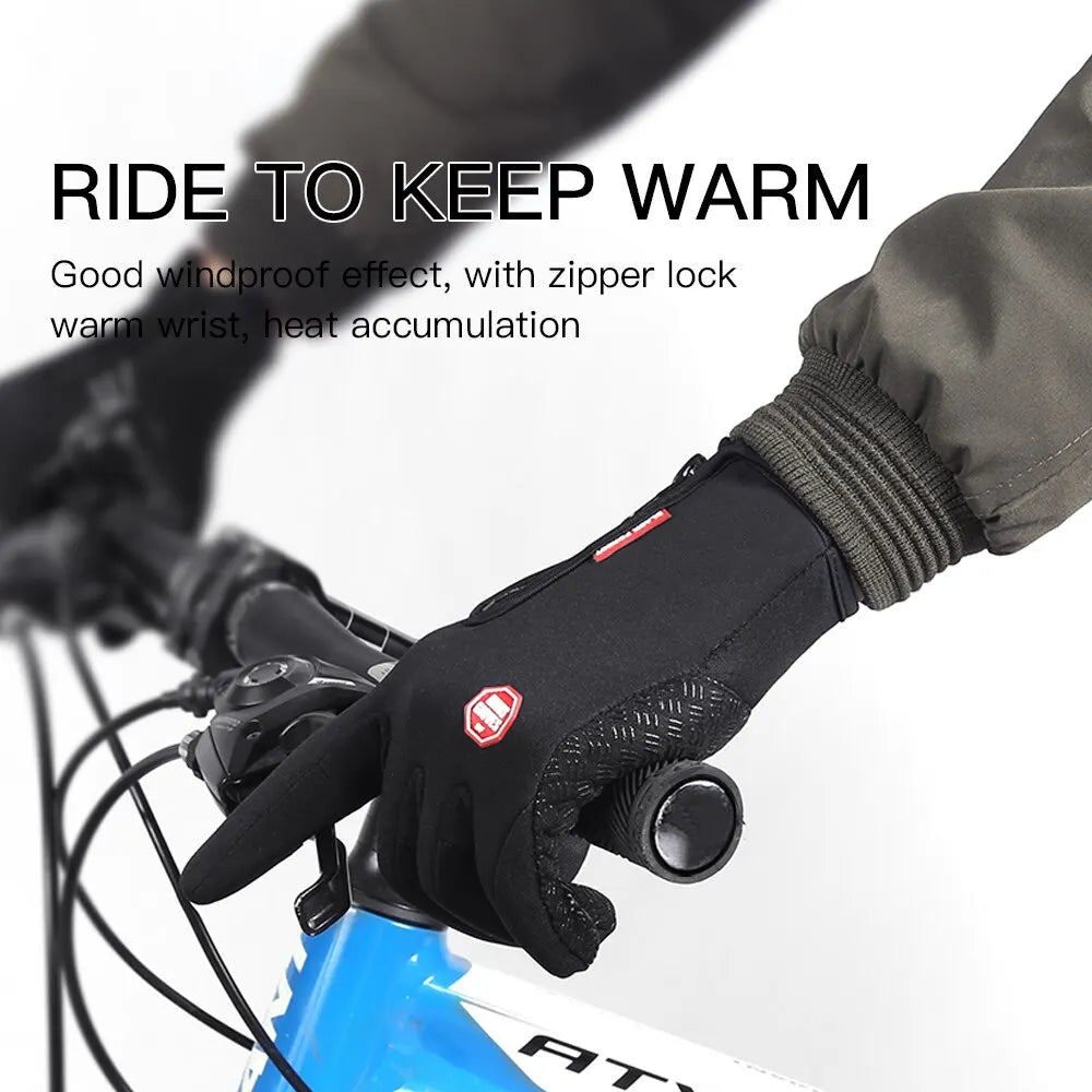 Cycling Gloves Thermal Outdoor Sport Men