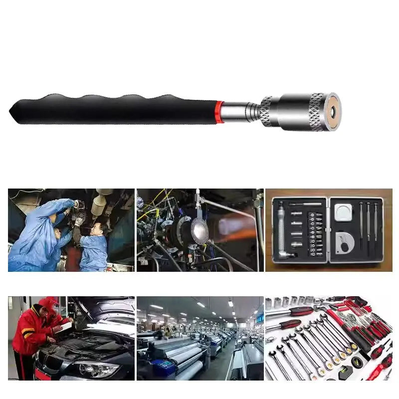 Telescopic Pickup Magnetic Iron Rod Repair And Inspection Tool