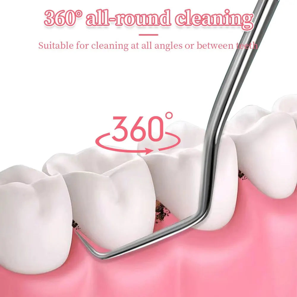 7pcs Stainless Steel Toothpick Set Tooth Flossing