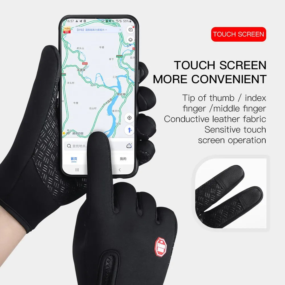 Cycling Gloves Thermal Outdoor Sport Men