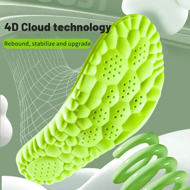 4D Sport Insole Super Soft Shoes Sole Pads