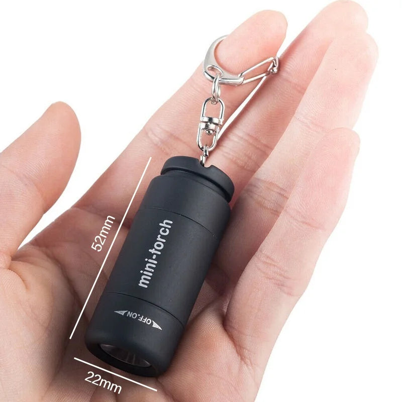 USB Rechargeable Pocket Torch Keychain Never Be Caught in the Dark Again