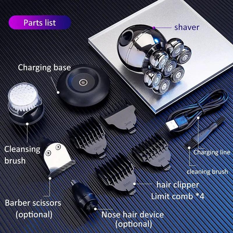 RQ8870 Portable Men Beard Trimmer Skull Shaver - On Sale On