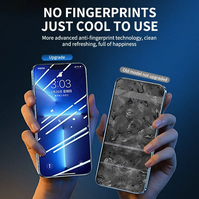 4PCS 9D Screen Protector Tempered Glass For iPhone