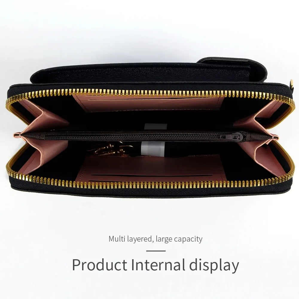 Womens Handle Bag Soft Leather Wallet