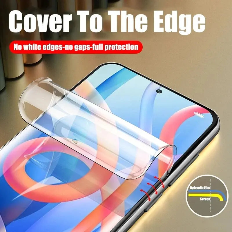 4pcs Full Cover Hydrogel Film For Redmi Screen Protector