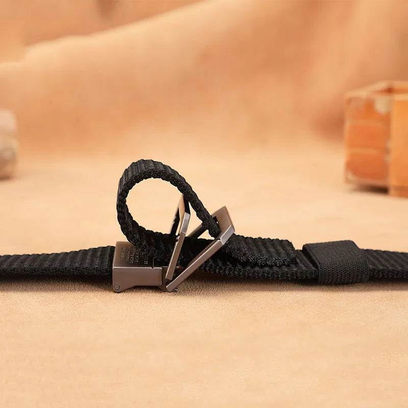 Tactical Army Canvas Belt for Men Perfect for Outdoor Adventures