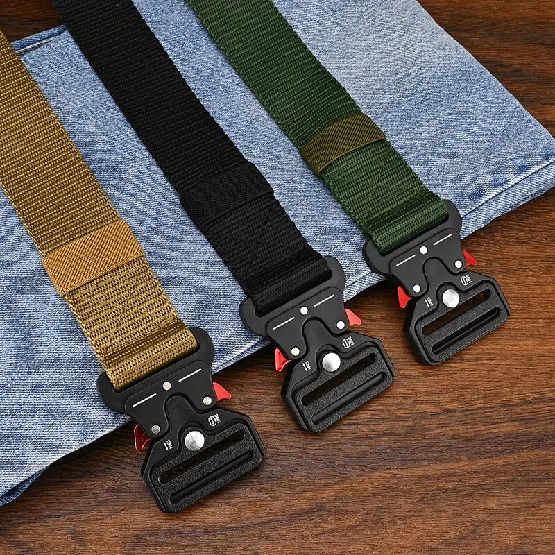 Unisex Belt Army Outdoor Tactical Canvas