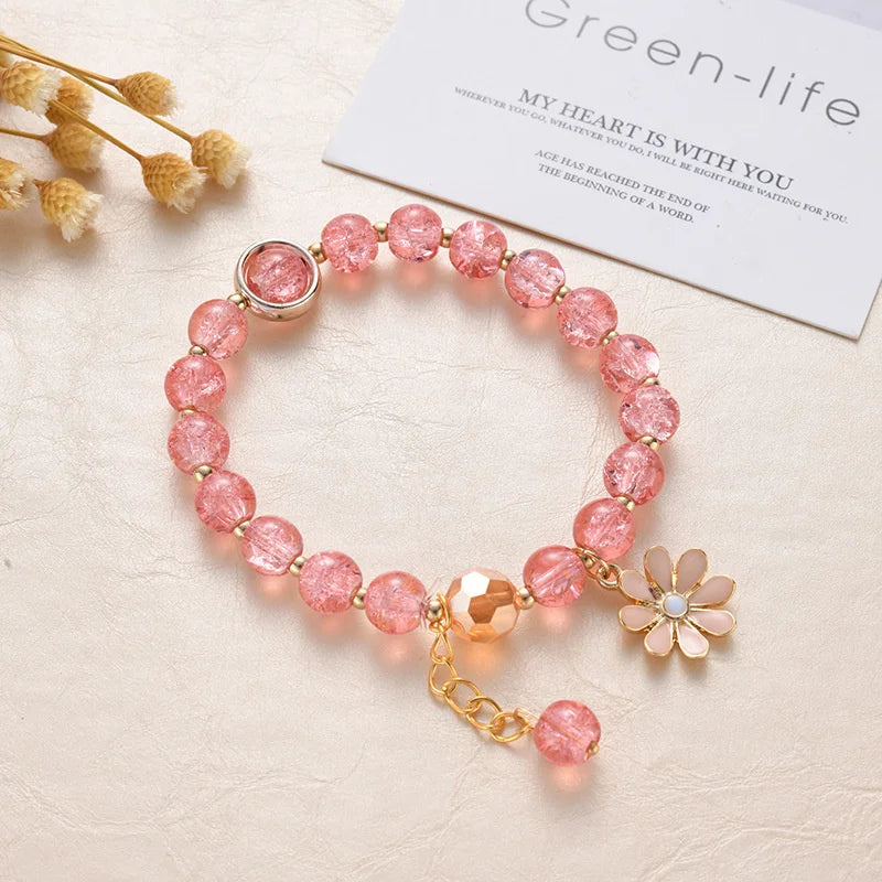 Cute Popcorn Beads Kids Bracelet Friendship Glass Girls Bracelets