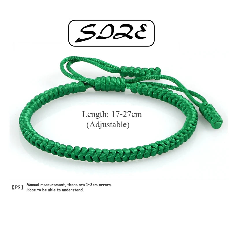 Multicolor Rope Lucky knots Womens Mens Bracelet