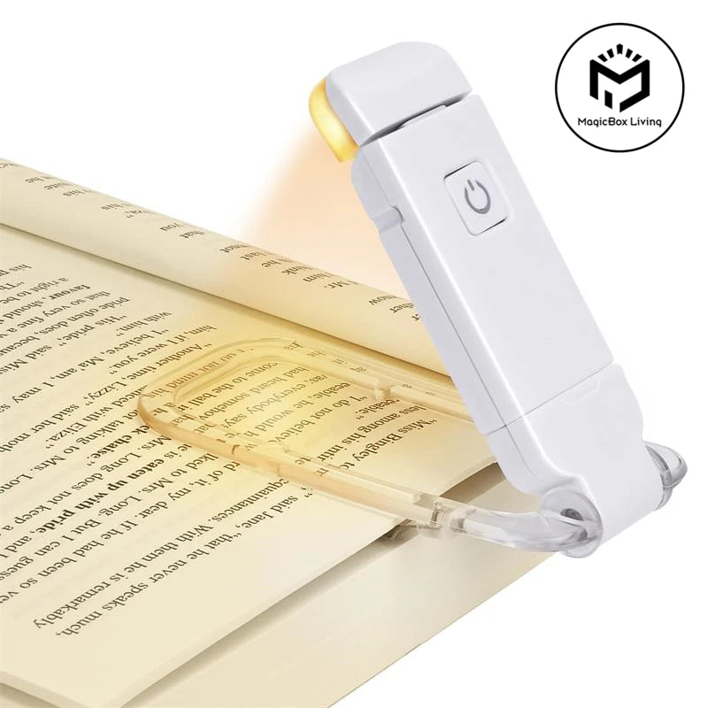 LED USB Rechargeable Book Light Reading Light Eye Protection Bookmark