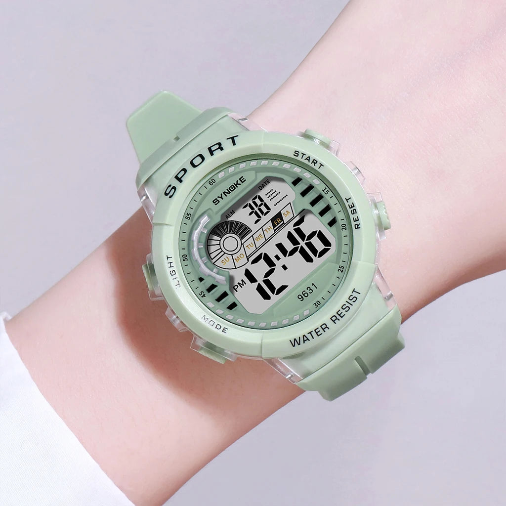 Kids Sport Watch 50M Waterproof Children Digital Wristwatch