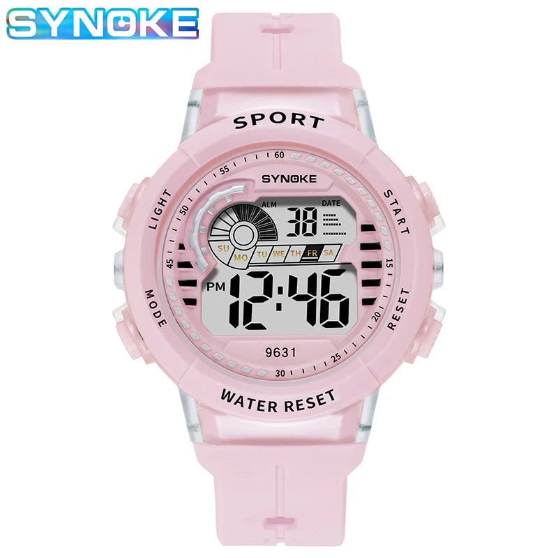 Kids Sport Watch 50M Waterproof Children Digital Wristwatch