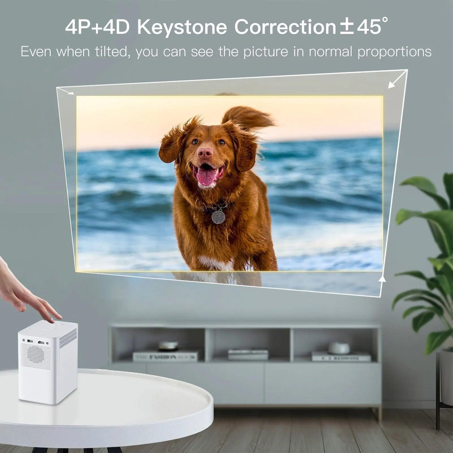 HONGTOP S30MAX Android Portable Smart Mini Projector - On Sale On