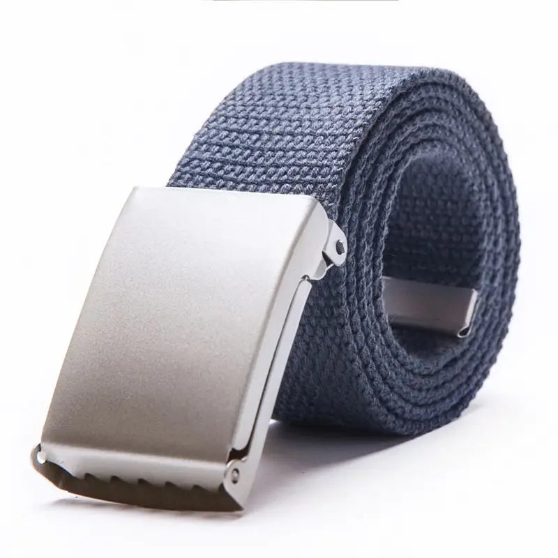 Mens Belt Unisex Canvas Breathable Outdoor Tactical