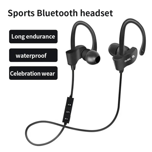 Sports Wireless Bluetooth Headset Stereo Ear Hanging