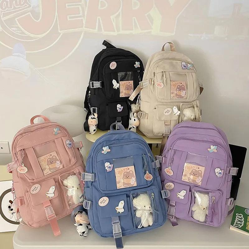 Popular Girls High School Student Backpack Bags - On Sale On