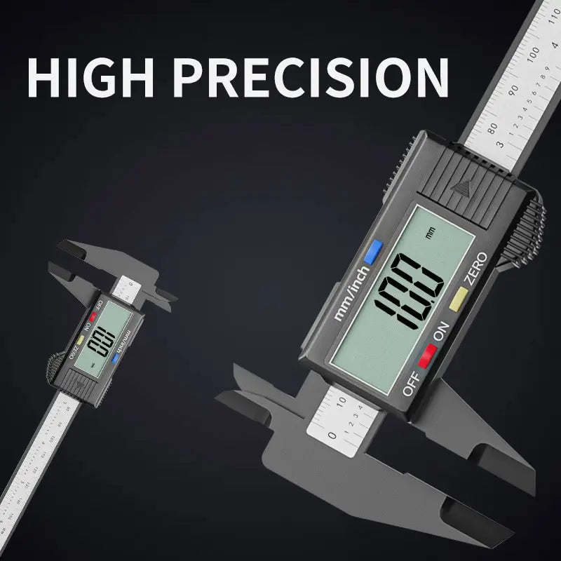 6" 150mm Digital Caliper Electronic Vernier Micrometer Digital Ruler