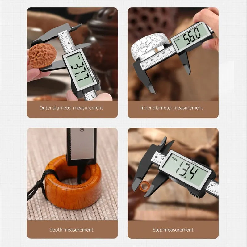 150mm 0.1mm Digital Caliper 6 Inch Electronic Vernier Caliper