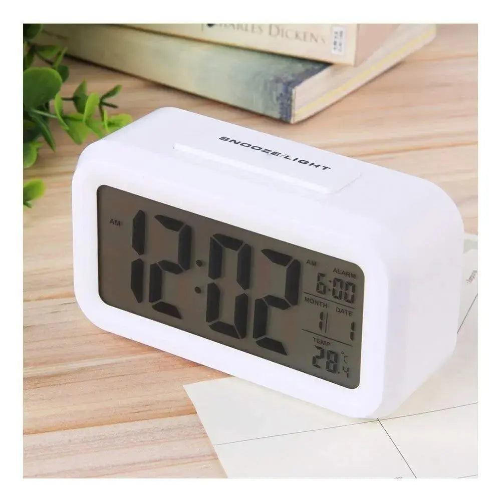 LED Digital Alarm Clock Backlight Snooze Data Time Calendar Table Clock