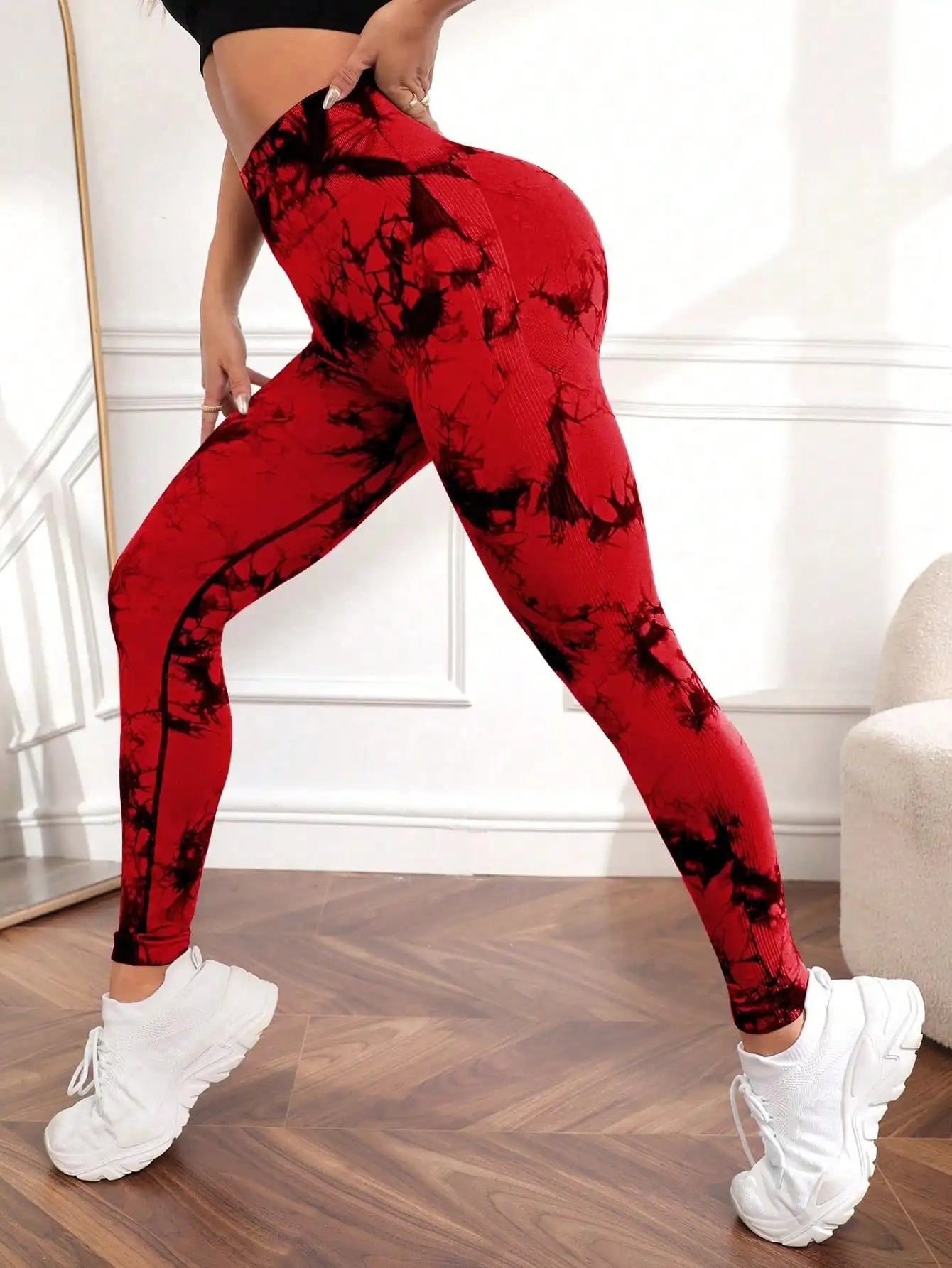 Tie Dye Yoga Sport Leggings Seamless for Womans