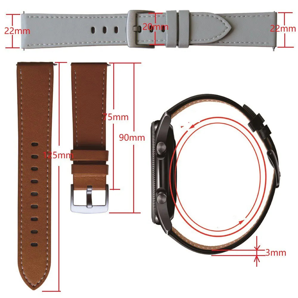 Strap For Samsung Galaxy Amazfit Huawei Watch