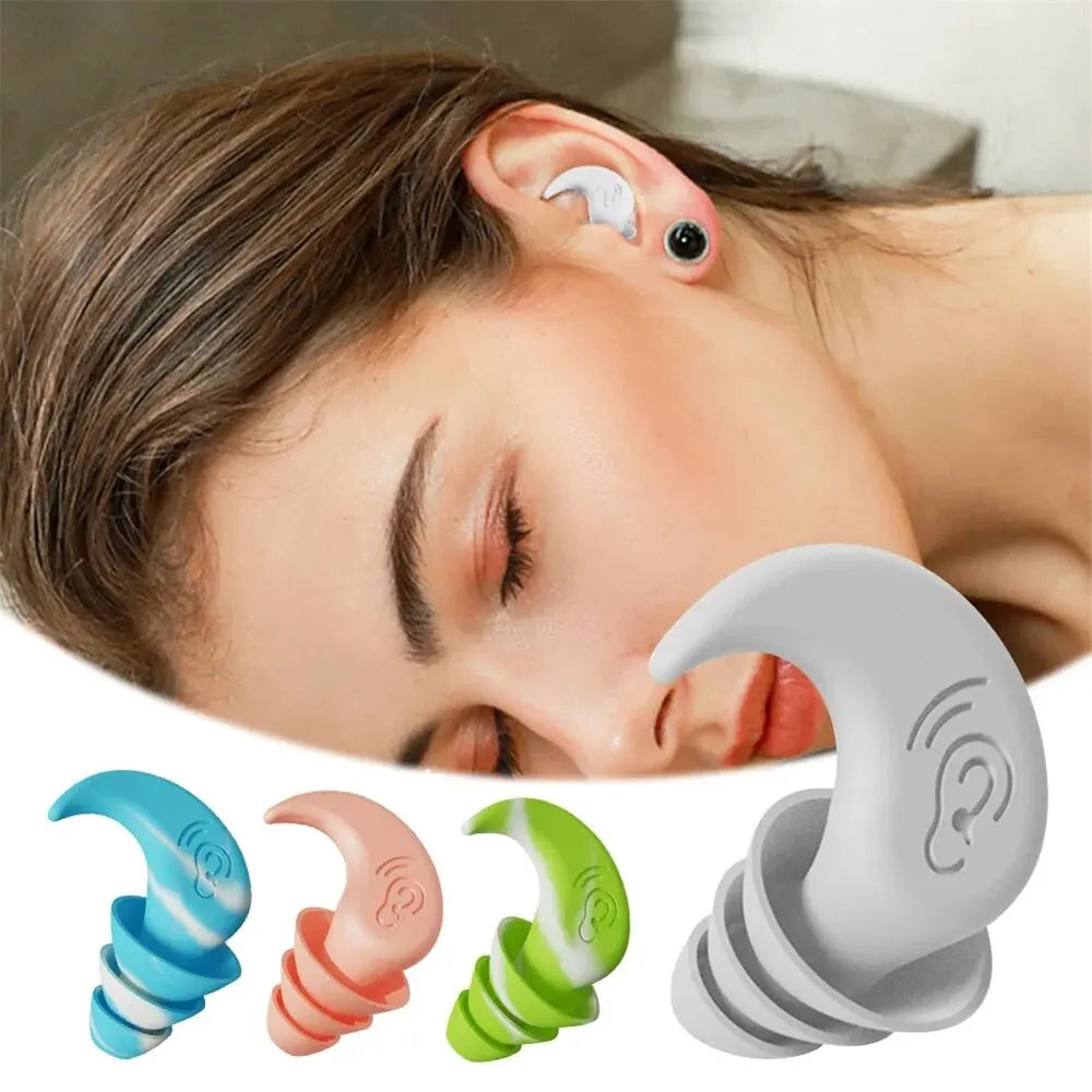 Anti Noise Silicone Earplugs Waterproof Swimming Ear Plugs