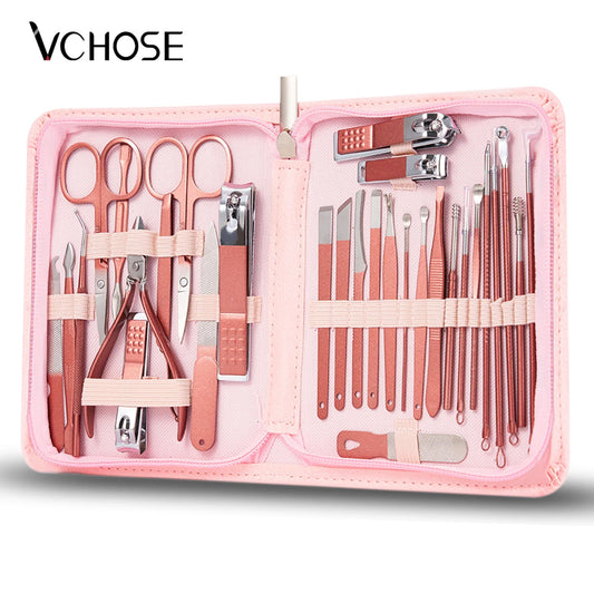 Multi Function Manicure Kit Complete Nail Tools for Salon Worthy Nails