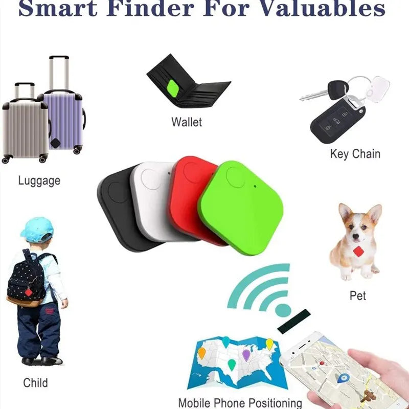 Anti Lost Alarm Wallet Key Finder Smart Tag Bluetooth Tracer GPS Locator