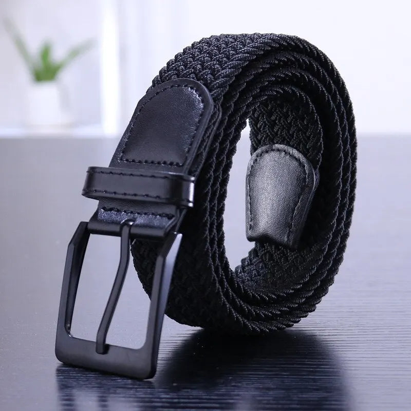 Canvas Mens Belt Metal Pin Buckle Military Tactical Strap