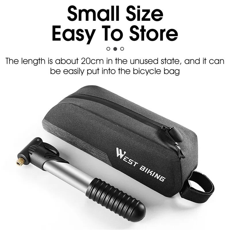 Portable Mini Bicycle Pump Cycling Hand Air Pump Ball Tire Inflator