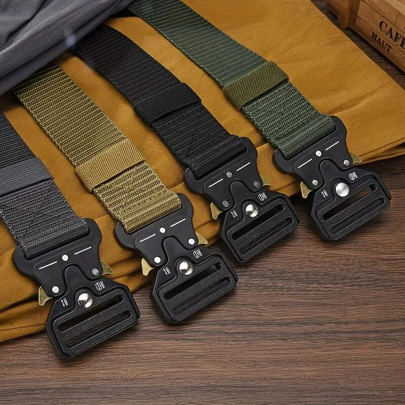 Mens Belt Army Outdoor Hunting Multifunction Tactical